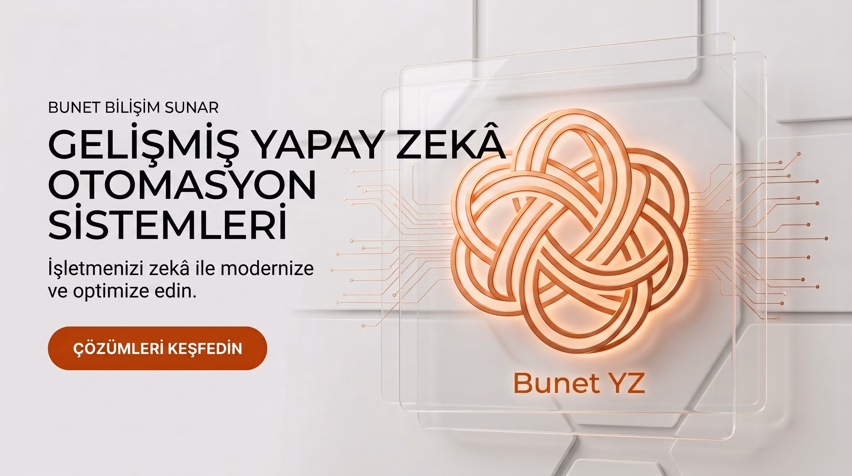 BuNet AI otomasyon akışının yatay görseli